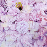 Botanic Artisan 60cm Pink Faux Flower Wall Panel