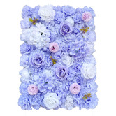 Botanic Artisan 60cm Lilac Faux Mixed Flower Wall Panel