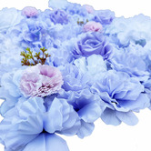 Botanic Artisan 60cm Lilac Faux Mixed Flower Wall Panel