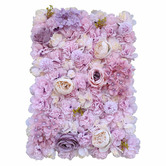 Botanic Artisan 60cm Pink Faux Flower Wall Panel