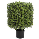 Botanic Artisan 55cm Potted Faux Square Topiary Plant