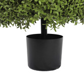 Botanic Artisan 55cm Potted Faux Square Topiary Plant