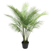 Botanic Artisan 120cm Potted Faux Bushy Areca Fern Plant