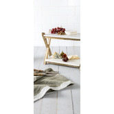 The Home Collective Elle 2 Tier Marble Serving Board