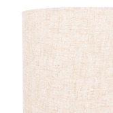 The Home Collective Berlin Linen Table Lamp with Pull Cord