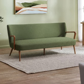 The Home Collective Cooper 3 Seater Upholstered Sofa