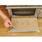 NoStik 2 Piece Rectangular Air Fryer Basket &amp; Floor Liner Set