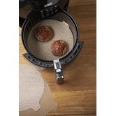 NoStik 2 Piece Round Air Fryer Basket &amp; Floor Liner Set