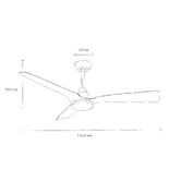 Four Seasons Ventura 132cm DC Ceiling Fan with LED Light