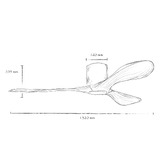 Four Seasons Shinzo 132cm DC Low Profile Walnut &amp; Matte Black Smart Ceiling Fan with Remote Control