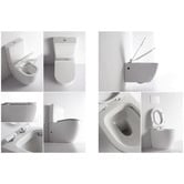 Belbagno Alexander-R Ceramic Rimless Toilet Suite
