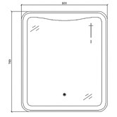 Belbagno Caloocan Long LED Bathroom Wall Mirror