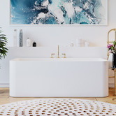 Belbagno Alto Back- To-Wall Freestanding Bath