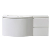 Belbagno Prospero 1200mm Left Hand Wall Hung Single Vanity