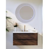 Belbagno Bucciano Round LED Bathroom Wall Mirror