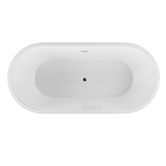 Belbagno Grey Bucciano 1675mm  Freestanding Bath