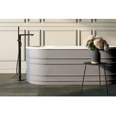 Belbagno Grey Bucciano 1675mm  Freestanding Bath