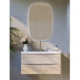 Belbagno Q-Line Oval LED Mirror