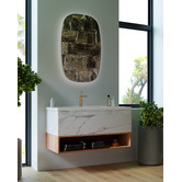Belbagno Q-Line Oval LED Mirror