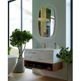 Belbagno Q-Line Oval LED Mirror