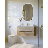 Belbagno Q-Line Oval LED Mirror