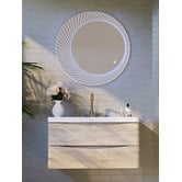 Belbagno Bucciano Round LED Bathroom Wall Mirror
