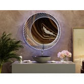 Belbagno Bucciano Round LED Bathroom Wall Mirror