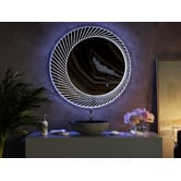 Belbagno Bucciano Round LED Bathroom Wall Mirror