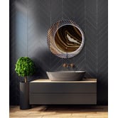 Belbagno Bucciano Round LED Bathroom Wall Mirror