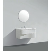 Belbagno Marmo Round LED Mirror