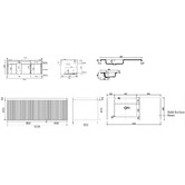 Belbagno Rimini 1200mm Wall Hung Single Vanity