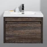 Belbagno Alexandra 750mm Wall Hung Single Vanity