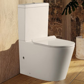 Belbagno Flay-R Ceramic Rimless Toilet Suite