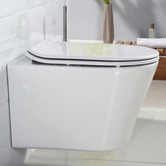 Belbagno Flay-R Ceramic Wall Hung Pan