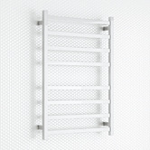Belbagno 650 x 900mm 8 Bar Wall Mounted Heated Towel Rail