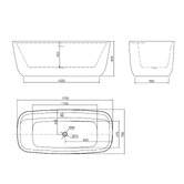 Belbagno Terriccio Free-Standing Bath
