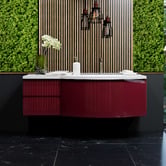 Belbagno Prospero 1200mm Left Hand Wall Hung Single Vanity