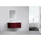 Belbagno Prospero 1200mm Left Hand Wall Hung Single Vanity