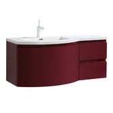 Belbagno Prospero 1200mm Left Hand Wall Hung Single Vanity