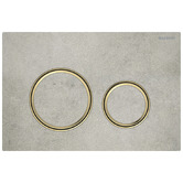 Geberit Sigma50 Concrete-look Round Dual Flush Plate