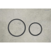 Geberit Sigma50 Concrete-look Round Dual Flush Plate