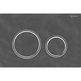 Geberit Sigma50 Mustang Slate Round Dual Flush Plate