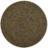 Hub Living Black &amp; Brown Demi Cotton Placemats