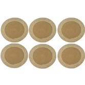 Hub Living Natural Demi Cotton Round Placemats