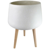 Hub Living White Cloud Pot on Stand