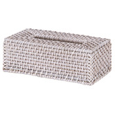 The Home Collective South Hampton Rectangular Rattan Tissue Box