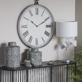 The Home Collective White Northampton Wall Clock