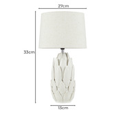 The Home Collective 33cm Signum Ceramic Table Lamp