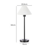 The Home Collective 56cm Marsden Iron Table Lamp