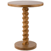 The Home Collective Felicity Pine Wood Side Table